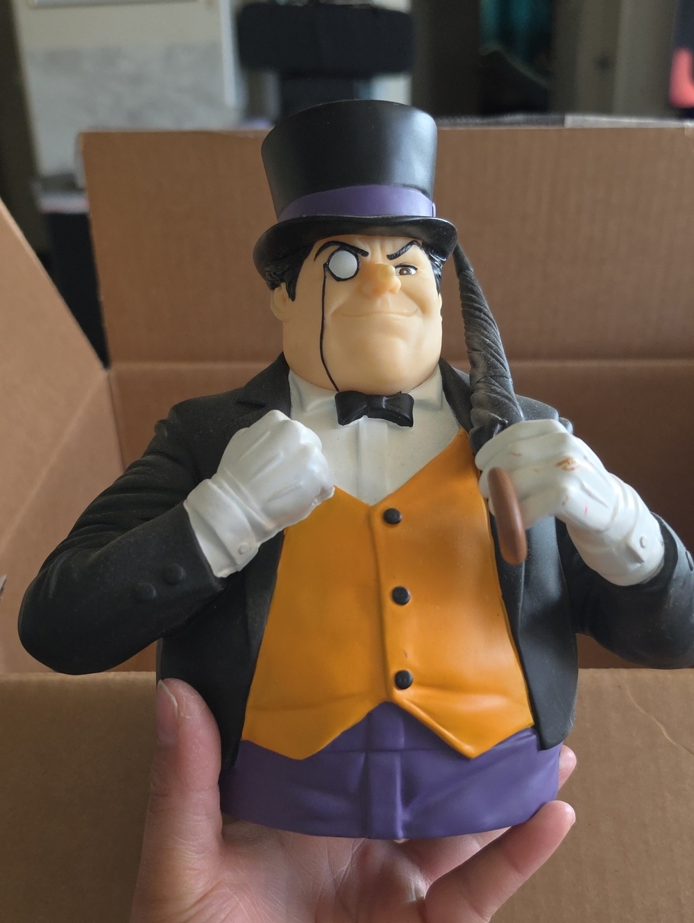 DC Penguin coin bust
